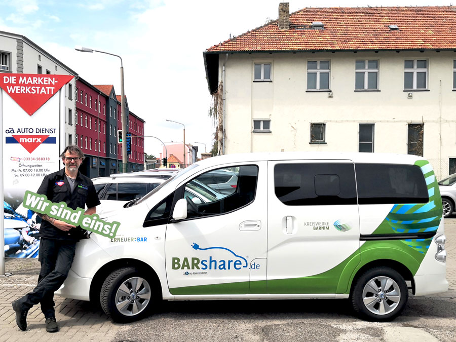 Lutz Lehmann, BARshare-Servicepartner Autodienst marx in Eberswalde
